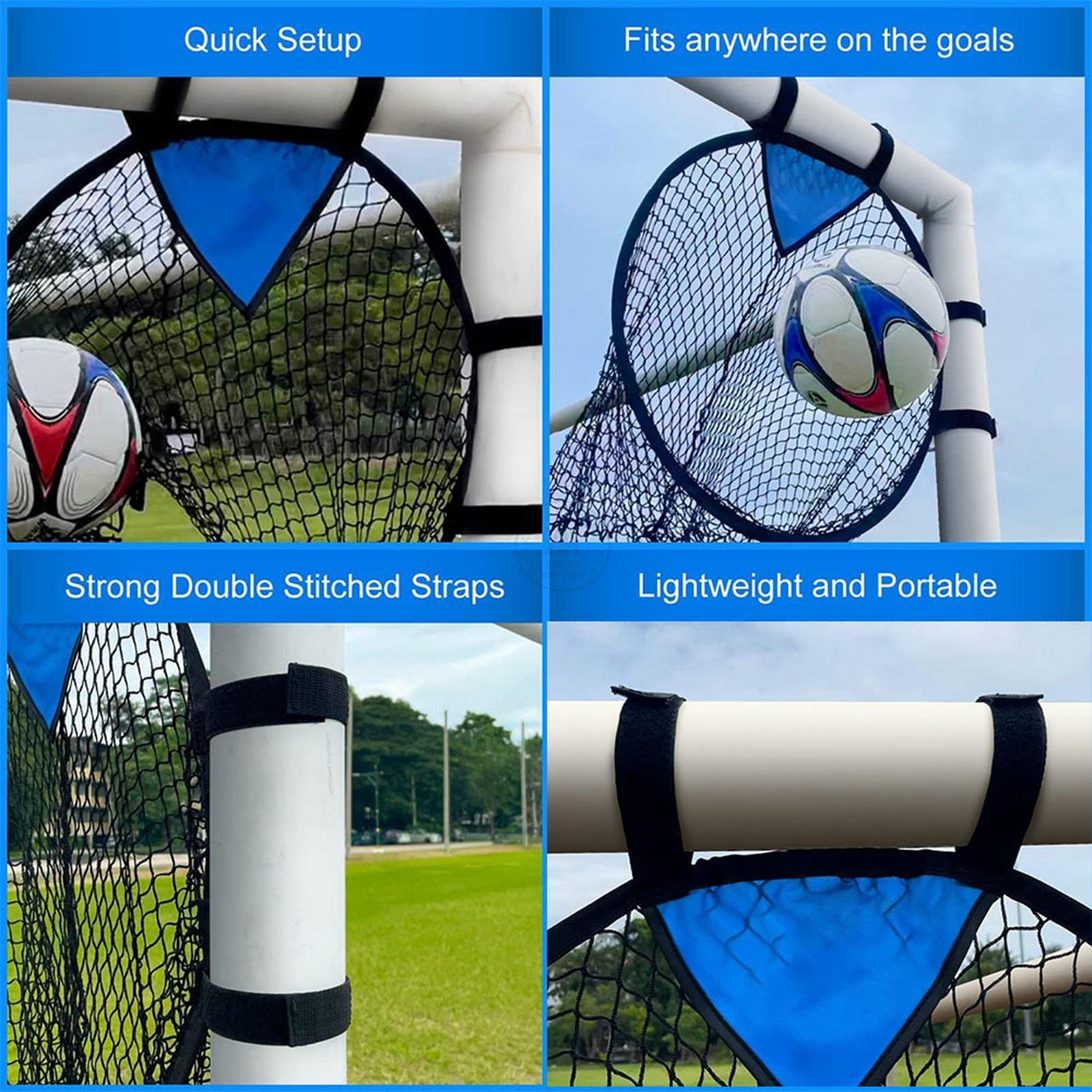 Soccer Top Bins, Soccer Target Goal, Soccer Ball Target Soccer Goal Target Nets for Accuracy Training Practice Equipment