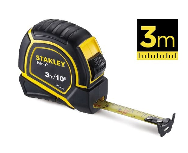 Thước cuộn Tylon 3M Stanley STHT36193 dây đo được in kích thước rõ ràng, chính xác giúp dễ dàng theo dõi