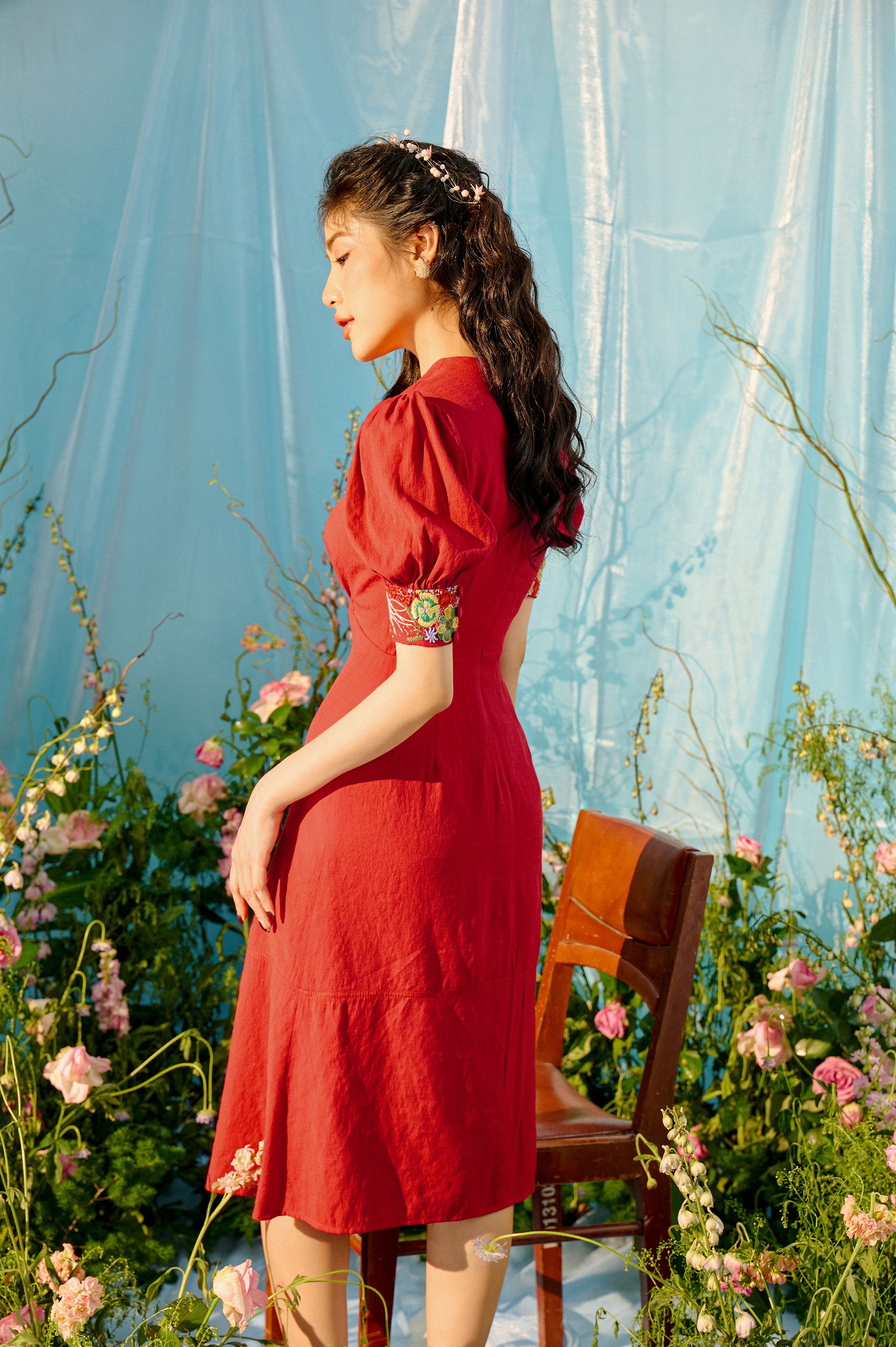OLV - Đầm Alymer Embro Dress