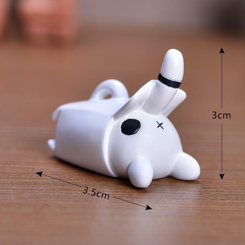 Tiểu cảnh mini ️ Mô hình mèo và các con vật tham lam trang trí tiểu cảnh sen đá, sân vườn, terrarium