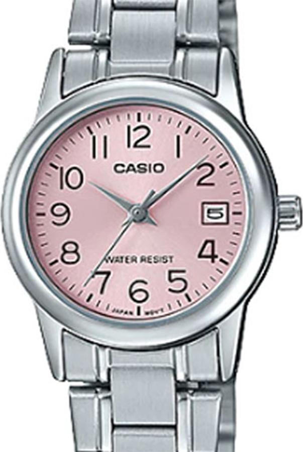 Đồng hồ Nữ Casio dây Kim loại kính Cứng LTP-V002D-4BUDF