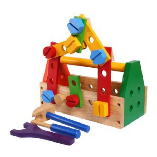 Bộ đồ nghề sửa chữa lắp ghép kỹ thuật - Đồ chơi gỗ thông minh Winwintoys cho bé