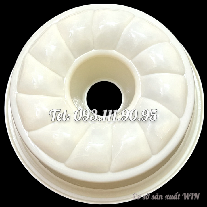 Khuôn làm bánh, rau câu xoắn ốc tròn có lõi – Loại 20 cm – Mã số 1940