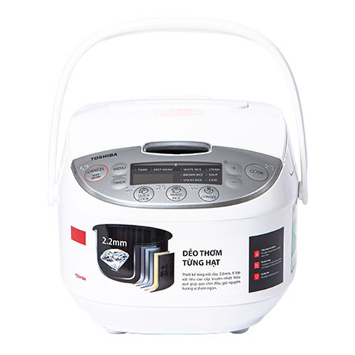 Nồi cơm điện tử Toshiba RC-10DH2PV - Hàng Chính Hãng