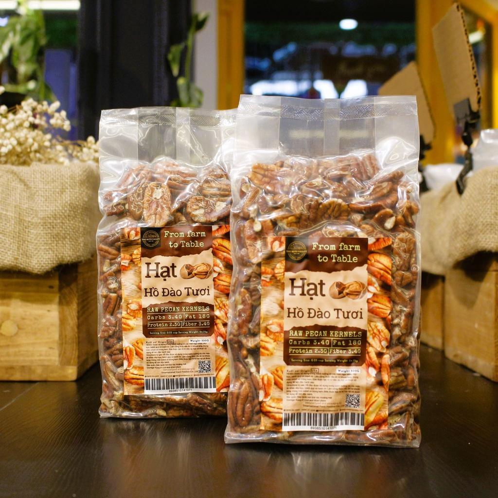 Hạt Hồ Đào Nhân Tươi-RAW PECAN KERNEL The Nuts Valley