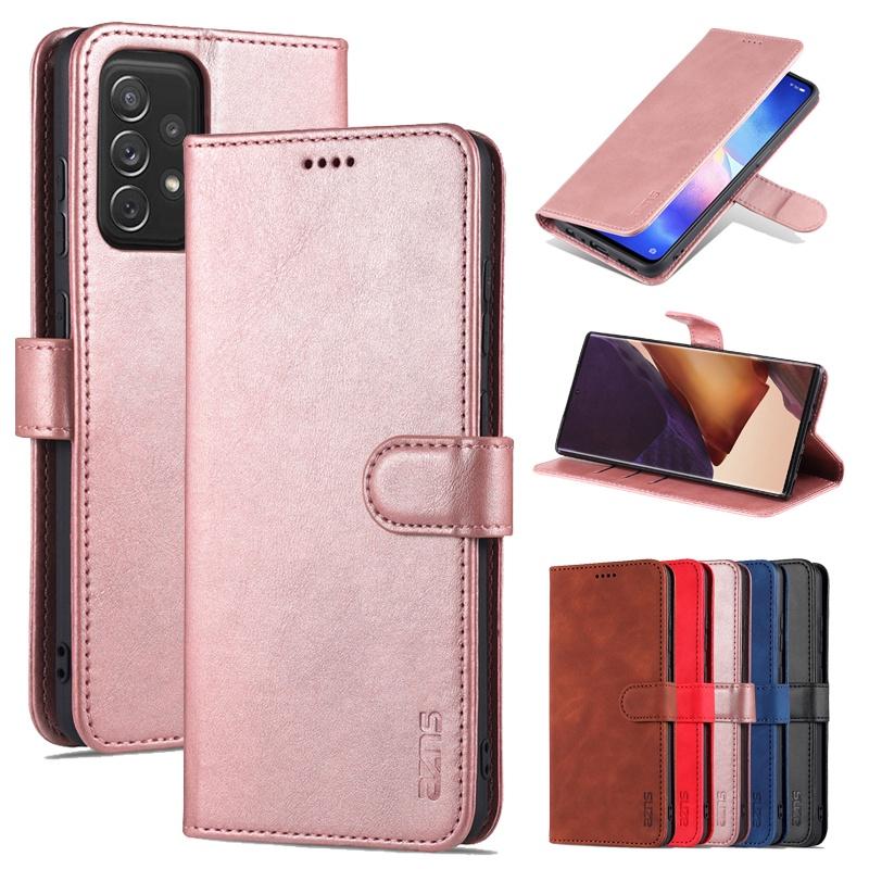 Bao Da Điện Thoại Nắp Lật Kèm Ngăn Đựng Thẻ Cho Oppo A53 A54 A55 A53S A72 A73 A74 A93 A94 F19 Pro Ốp