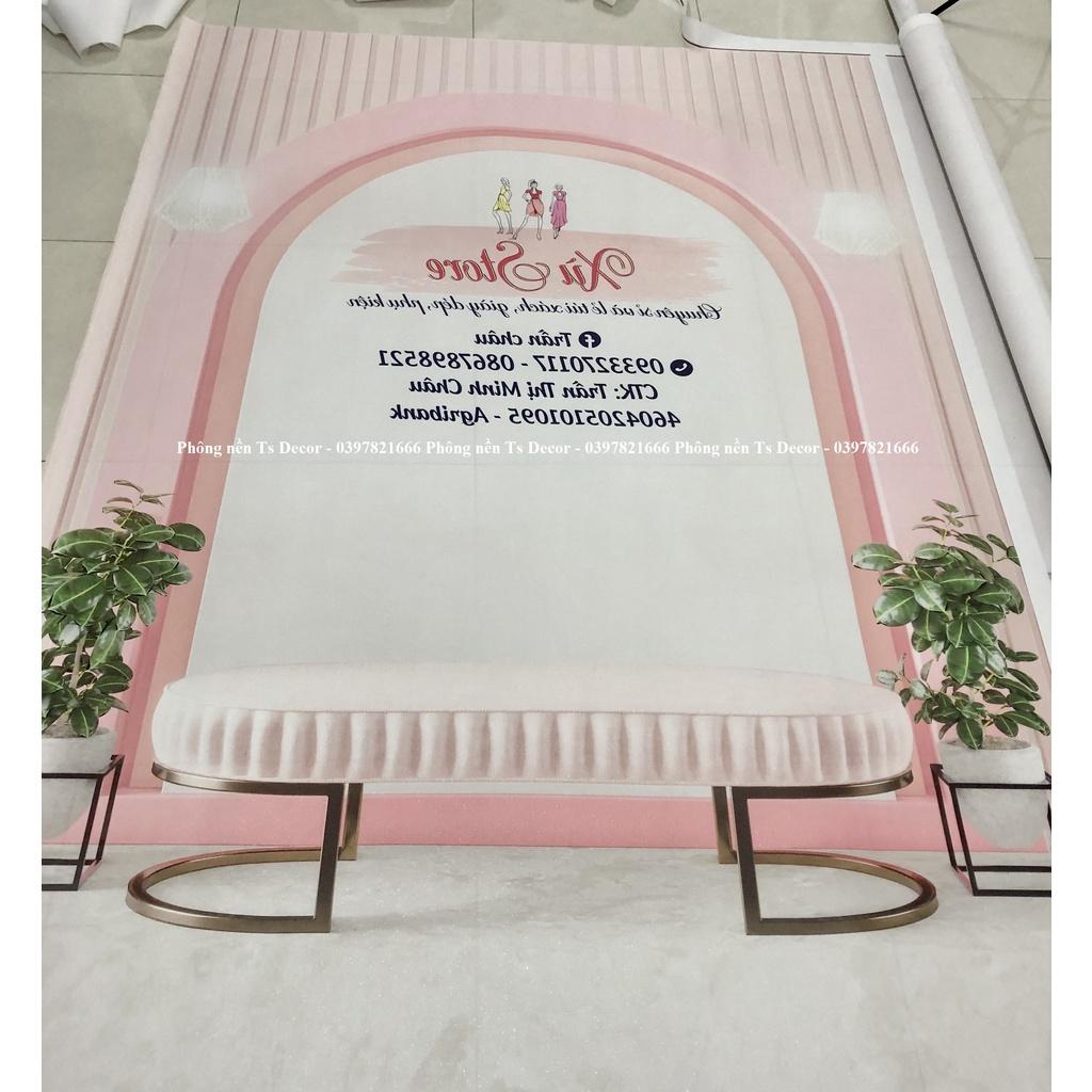 Phông Nền Chụp Ảnh Livestream 3D 5D Giành Cho Tiệm Nail,Shop Thời Trang,Áo Cứoi
