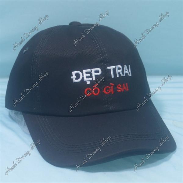 Set Nón Cặp Bucket &amp; Cap Đẹp Trai Có Gì Sai (DTC01);(KTD01) - Combo Đẹp Trai Có Gì Sai
