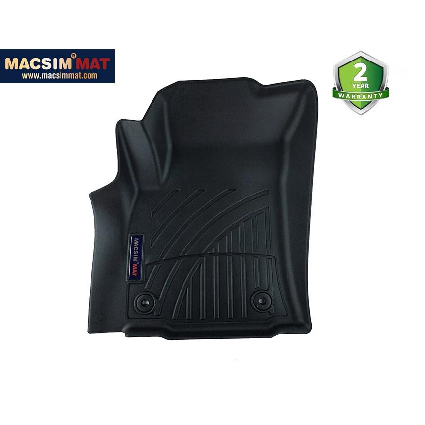 Thảm lót sàn xe ô tô Toyota Innova Alphard - Nhãn hiệu Macsim chất liệu nhựa TPV cao cấp màu đen - 2 hàng ghế