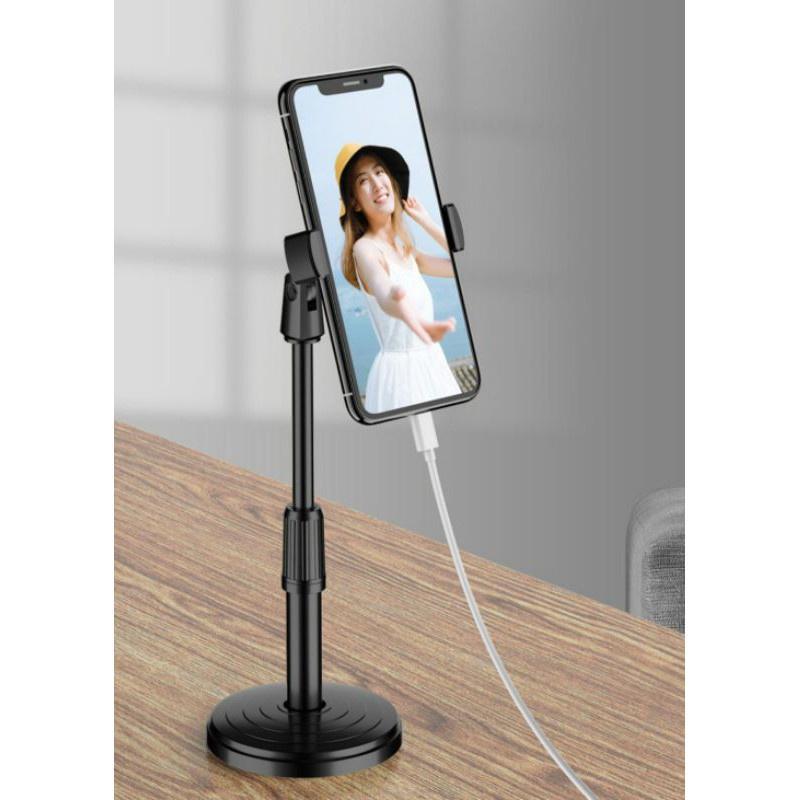 Giá Đỡ Điện Thoại Để Bàn Kẹp Điện Thoại Xoay 360 Độ Phục Vụ Việc Học Online, Livestream