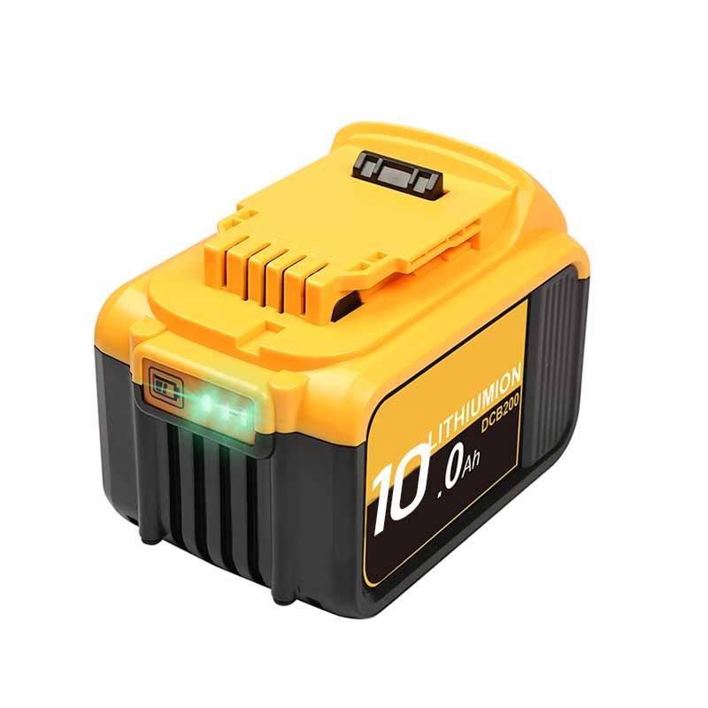10000MAH Cho Dewalt DCB200 20V 6.0ah/9.0ah/10.0ah Pin Thay Thế Tương Thích Với Cho Dewalt 18V/20V Dụng Cụ Pin + Bộ Sạc Màu sắc: 1 Bộ Sạc