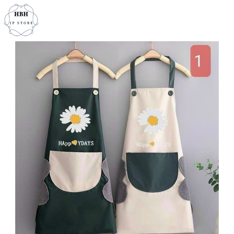 Tạp dề hình hoa cúc ( giao mầu ngẫu nhiên )