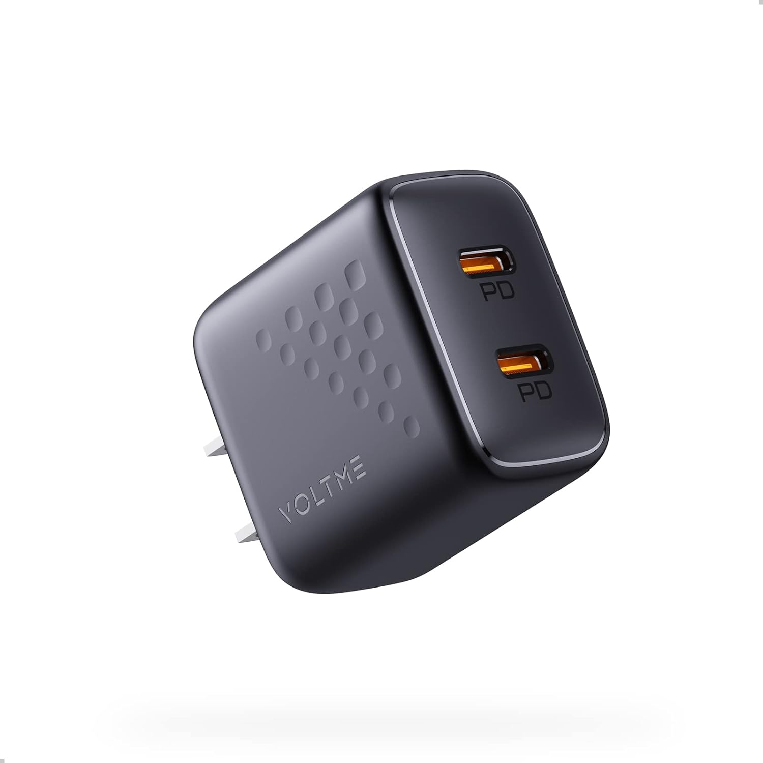 Cốc Sạc Nhanh Voltme Revo 35 Duo Lite Dual-port PD 35W Wall Charger with GaN Tech (2 Type-C) (Hàng chính hãng)