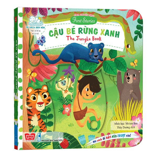 Sách Tương Tác – Sách Chuyển Động – First Stories – The Jungle Book – Cậu Bé Rừng Xanh Sách Tương Tác – Sách Chuyển Động – First Stories – The Jungle Book – Cậu Bé Rừng Xanh