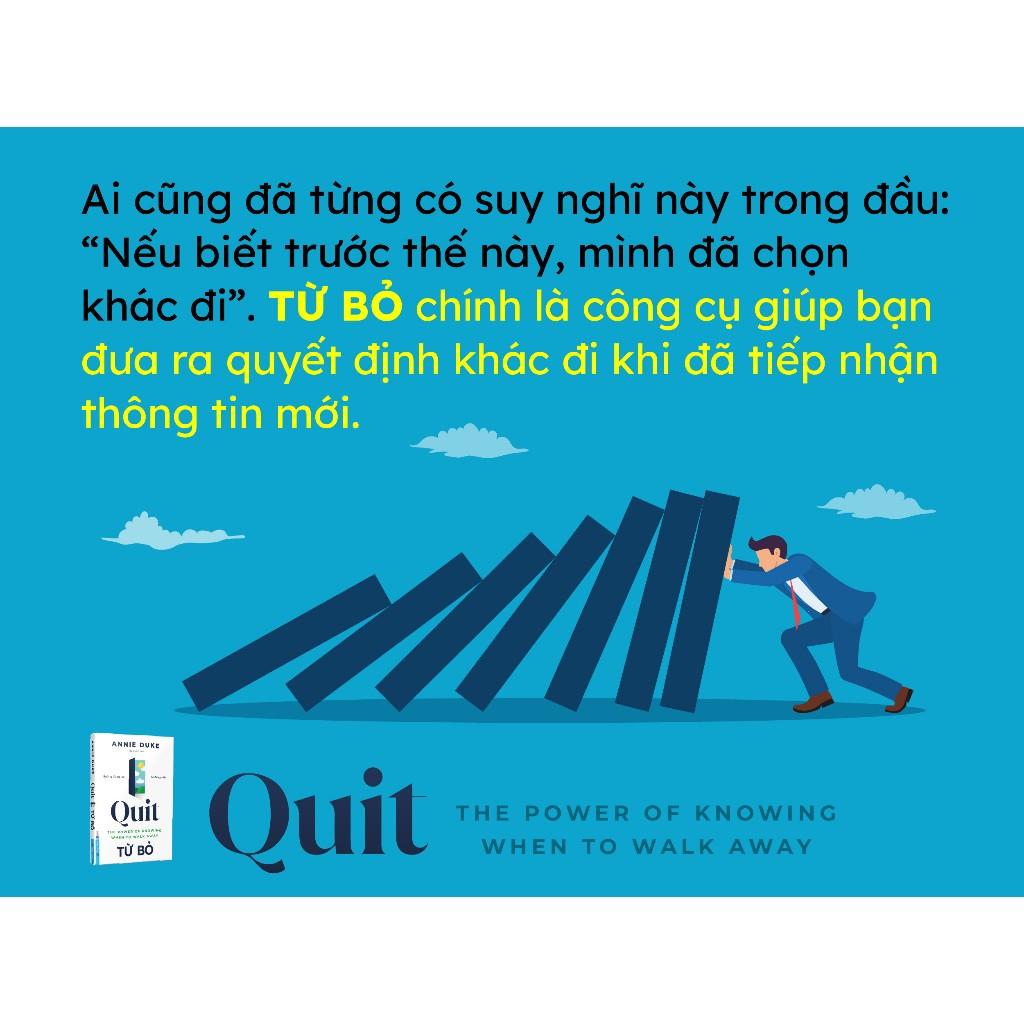 Sách - Quit Từ Bỏ Buông Đúng Lúc Bỏ Đúng Việc - First News