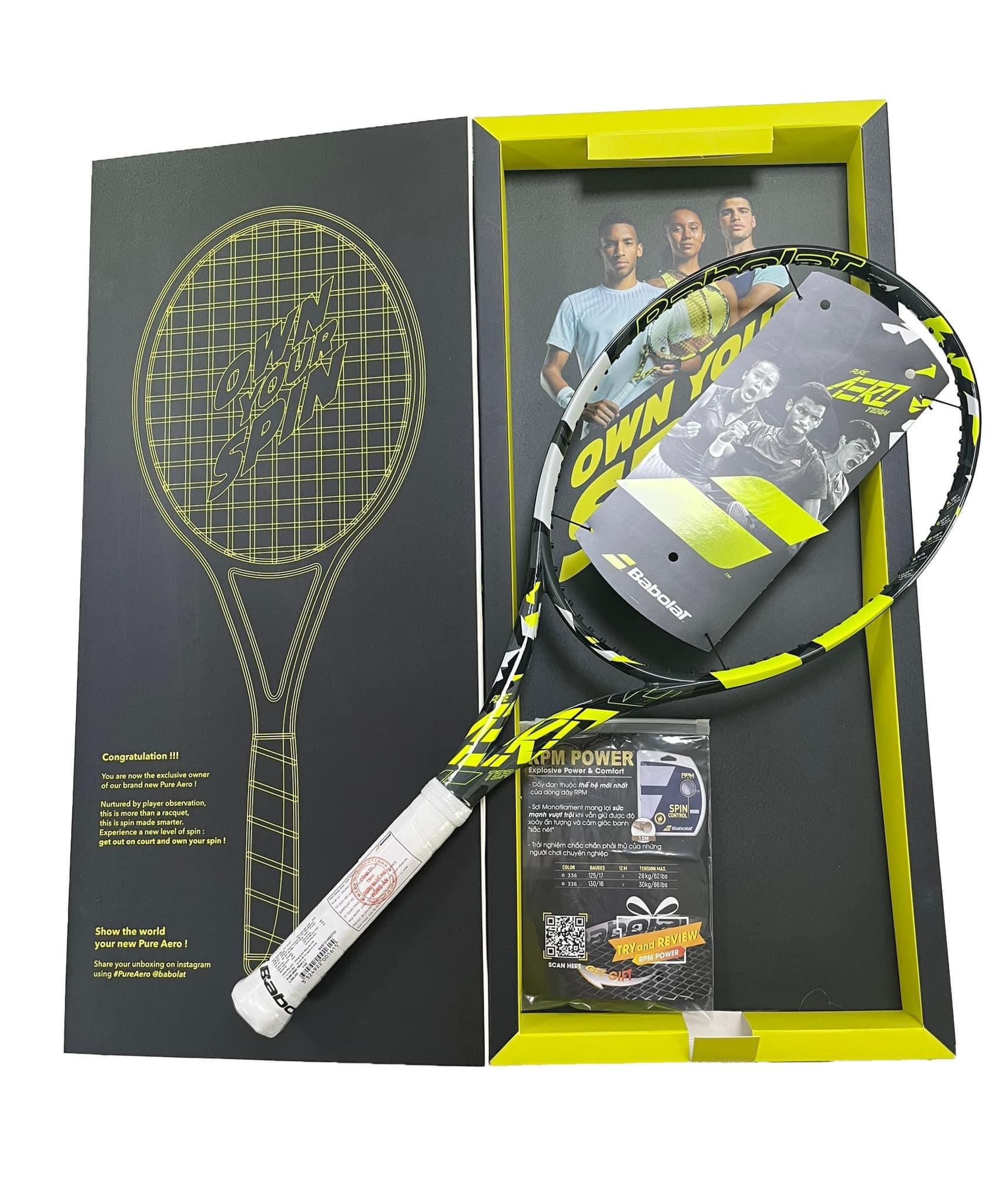 Vợt Tennis Babolat  PURE AERO Team 285gram 2023(101488)