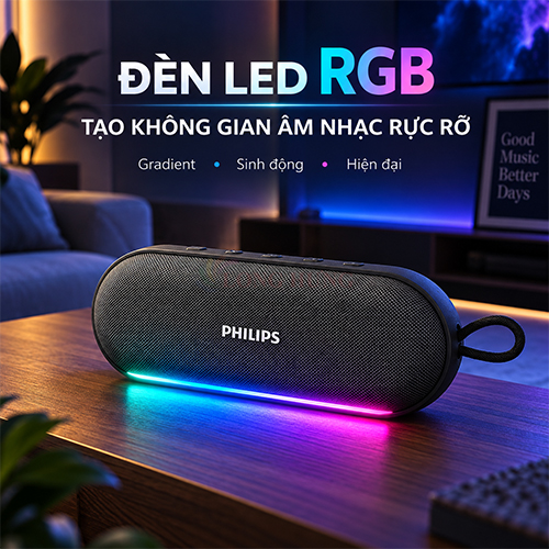 Loa Bluetooth Philips TAS2250 - Hàng chính hãng