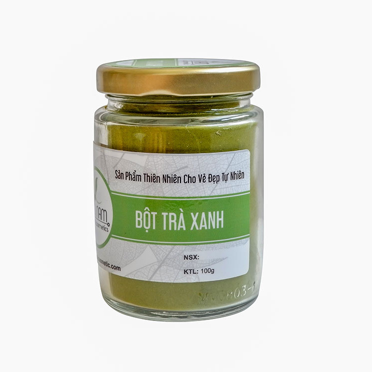 Bột trà xanh nguyên chất Bảo Nam 100gr