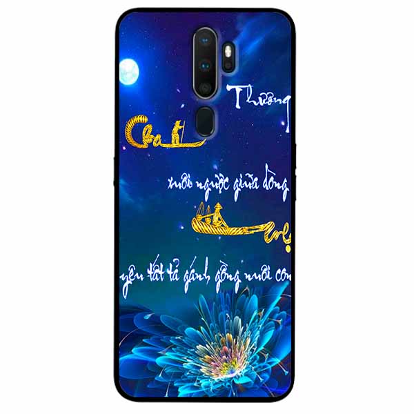 Ốp lưng in cho Oppo A9 2020  Mẫu Thư Pháp Cha Mẹ