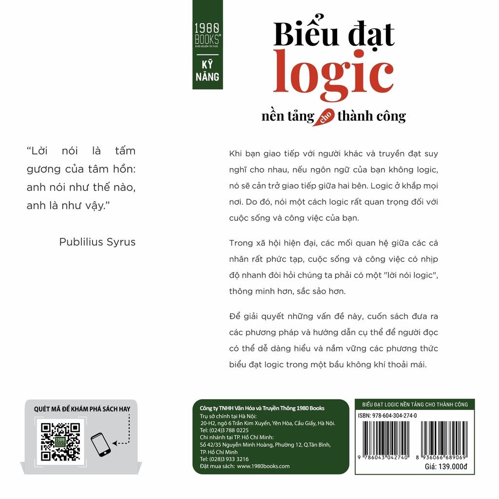 Sách  Biểu Đạt Logic Nền Tảng Cho Thành Công