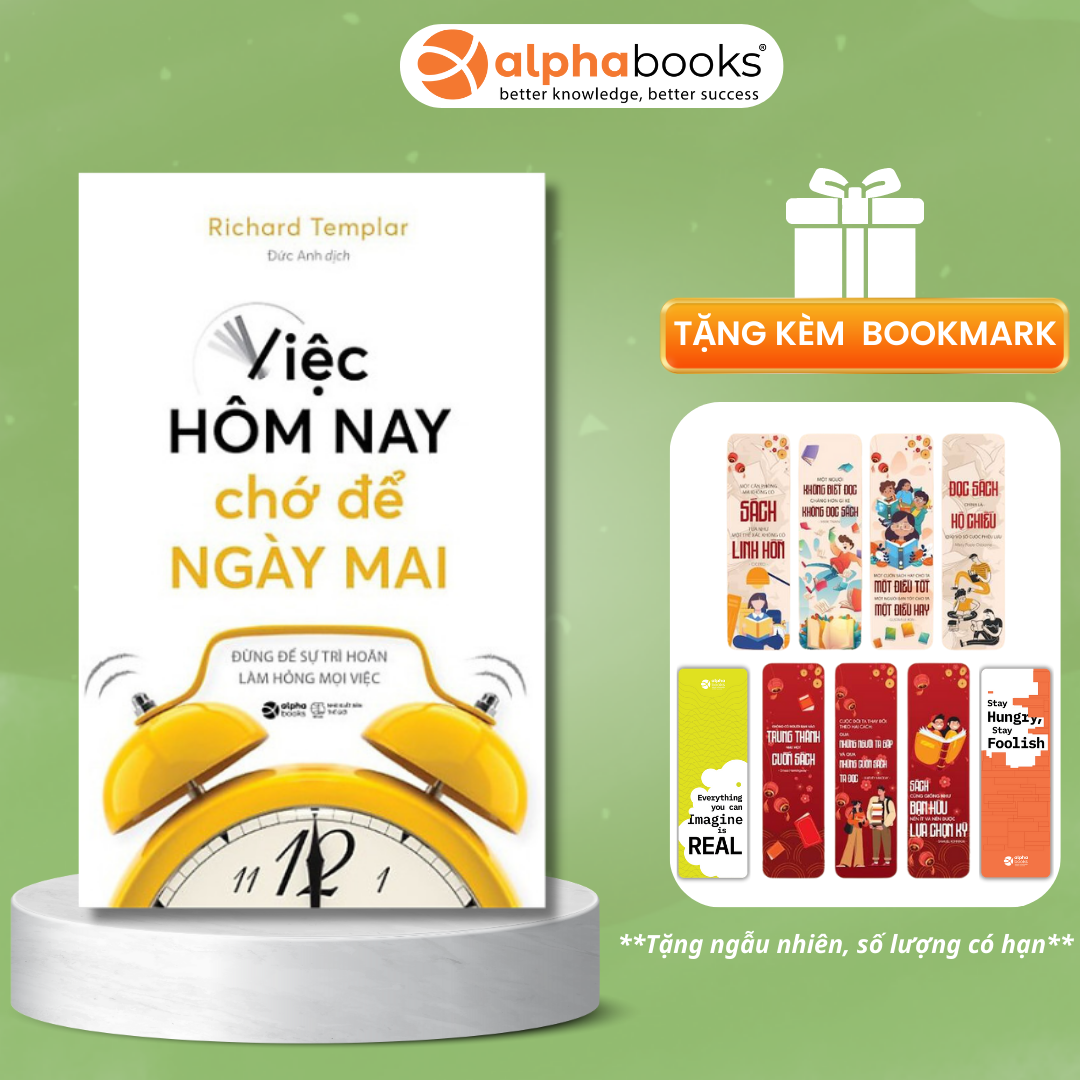 Sách Việc Hôm Nay Chớ Để Ngày Mai Tái Bản
