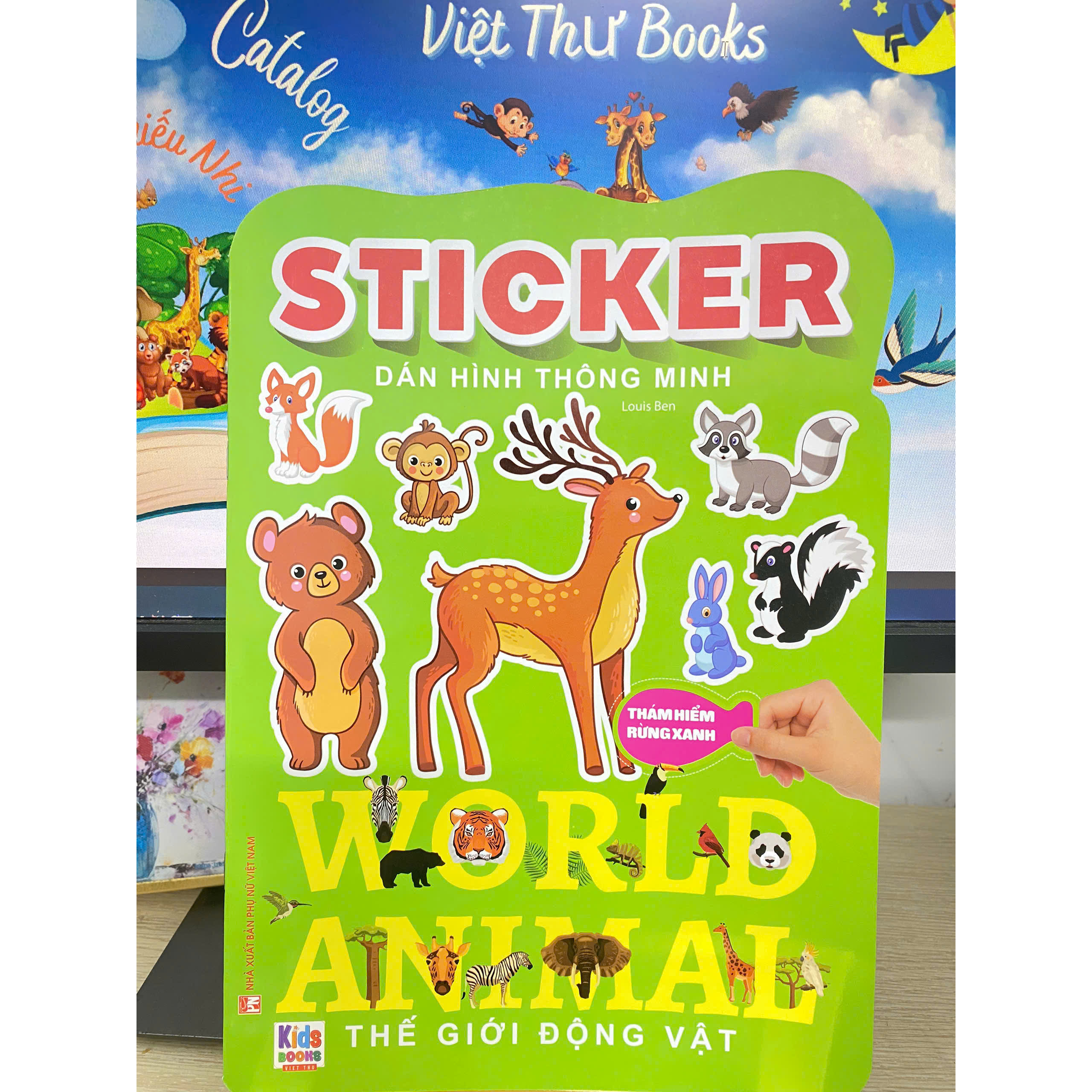 Sticker - Thế giới động vật - Thám hiểm rừng xanh