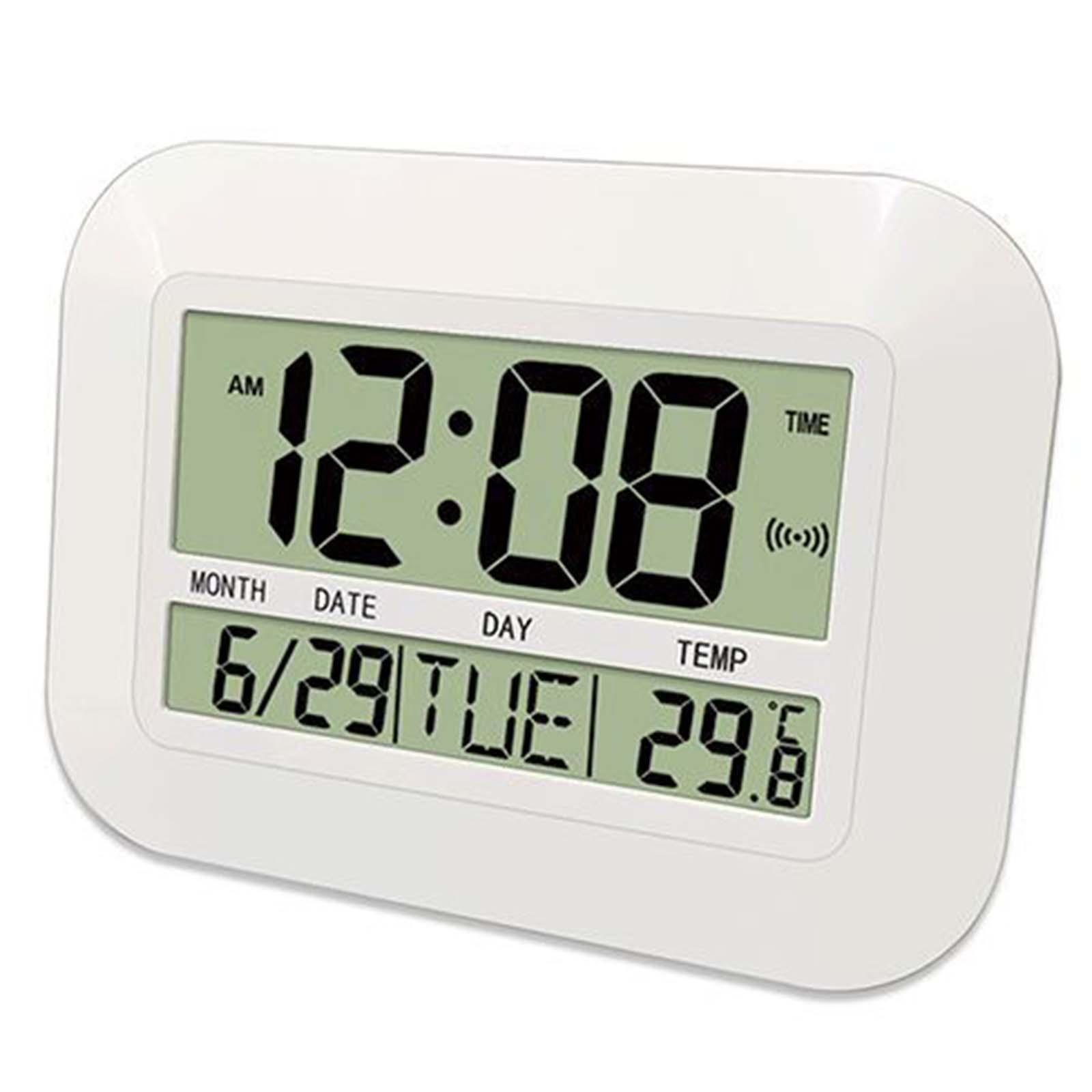 Electronic Wall Clock Alarm Alarm Clock Silent for School Living Room Desk