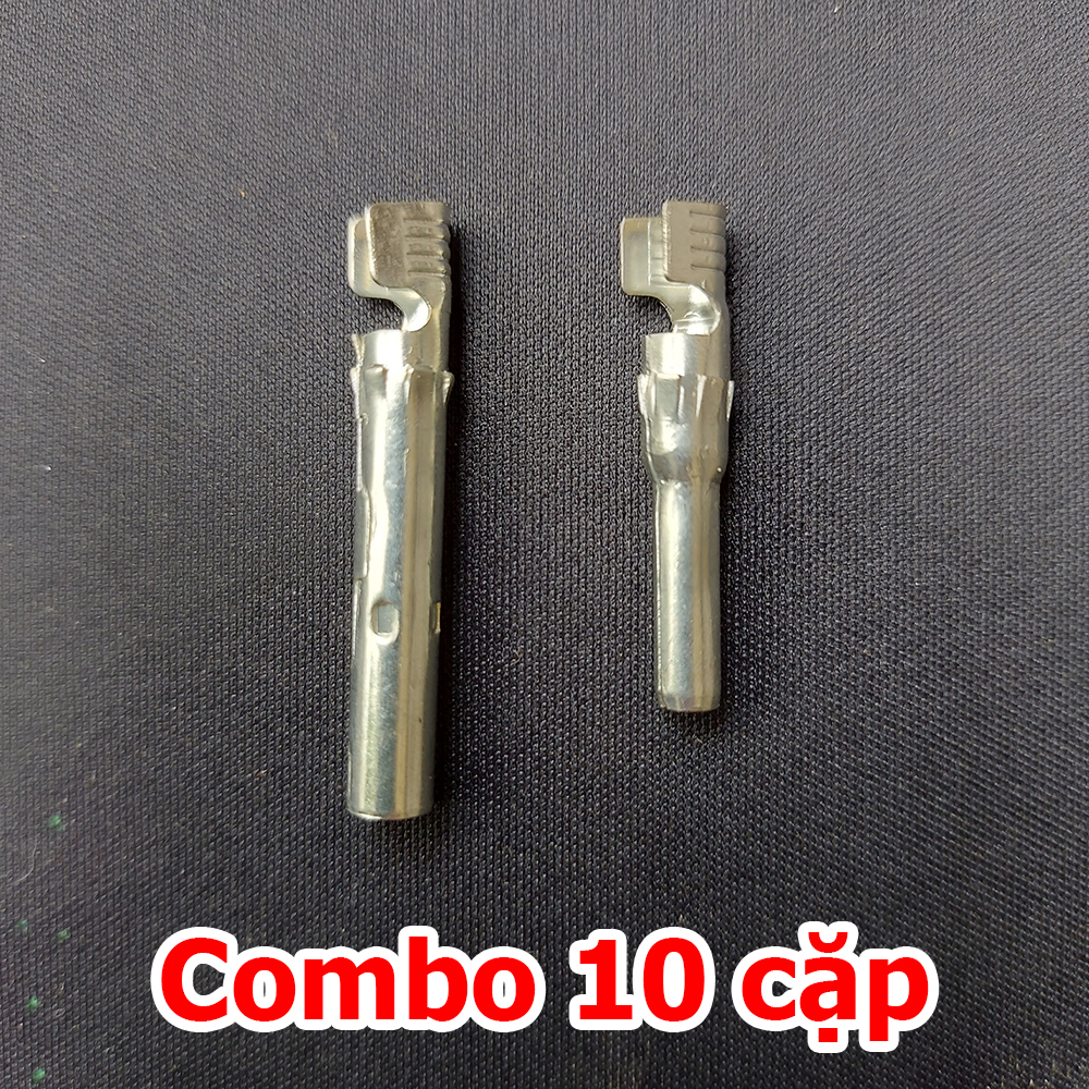 Combo 10 Bộ đầu cos MC4 1000V 1500V DC chuyên dụng cho điện năng lượng mặt trời