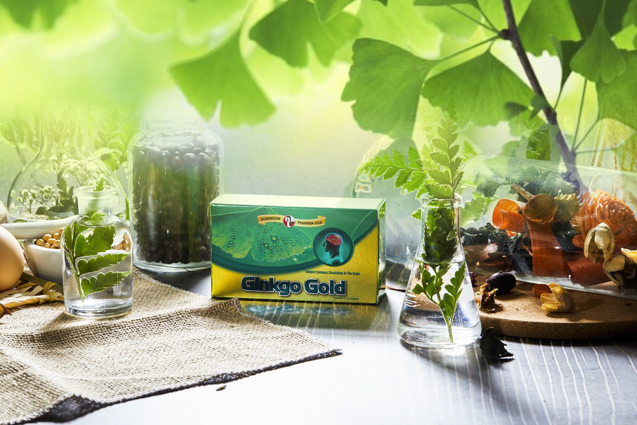 TPCN tăng cường tuần hoàn máu não, giảm nguy cơ lão hóa – GINKGO GOLD – Robinson Pharma USA