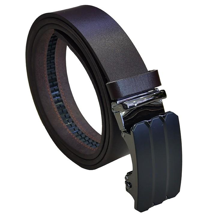 Thắt Lưng Nam,Dây Nịt Nam Da Bò Thật Mặt Khóa Tự Động TLNA2037a