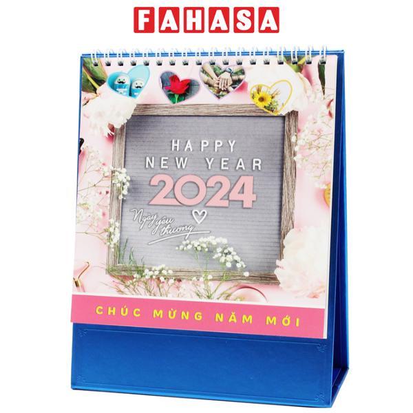 Lịch Bàn Chữ A 2024 - Ngày Yêu Thương - Văn Lang VL-BAA 18-LB