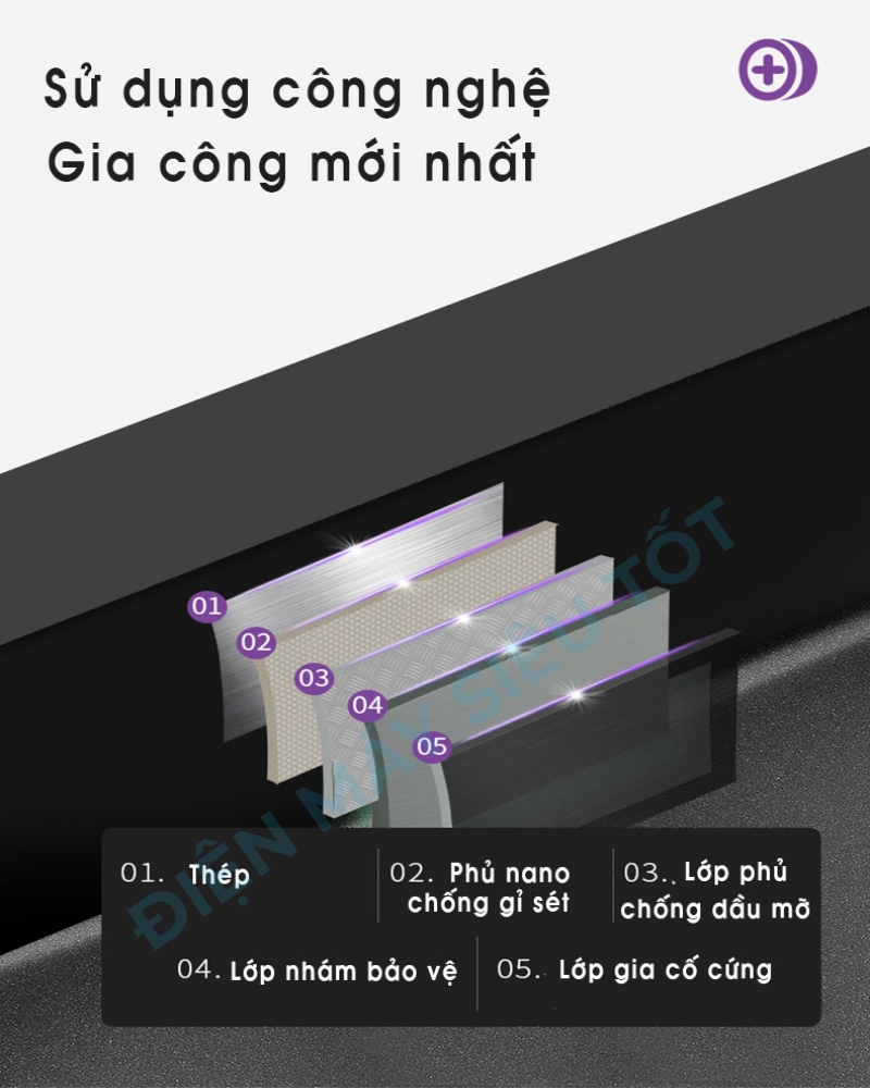 Kệ sắt tròn xoay đa năng K360-A3 3 tầng - Hàng Nhập Khẩu - Chịu Lực 150kg - Hoàn thiện cao cấp bền, khoẻ, chắc chắn
