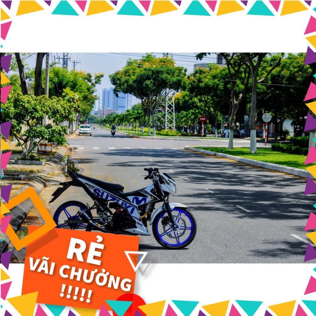 Tem Rời Raider FI Mẫu Movistar Trắng Xanh