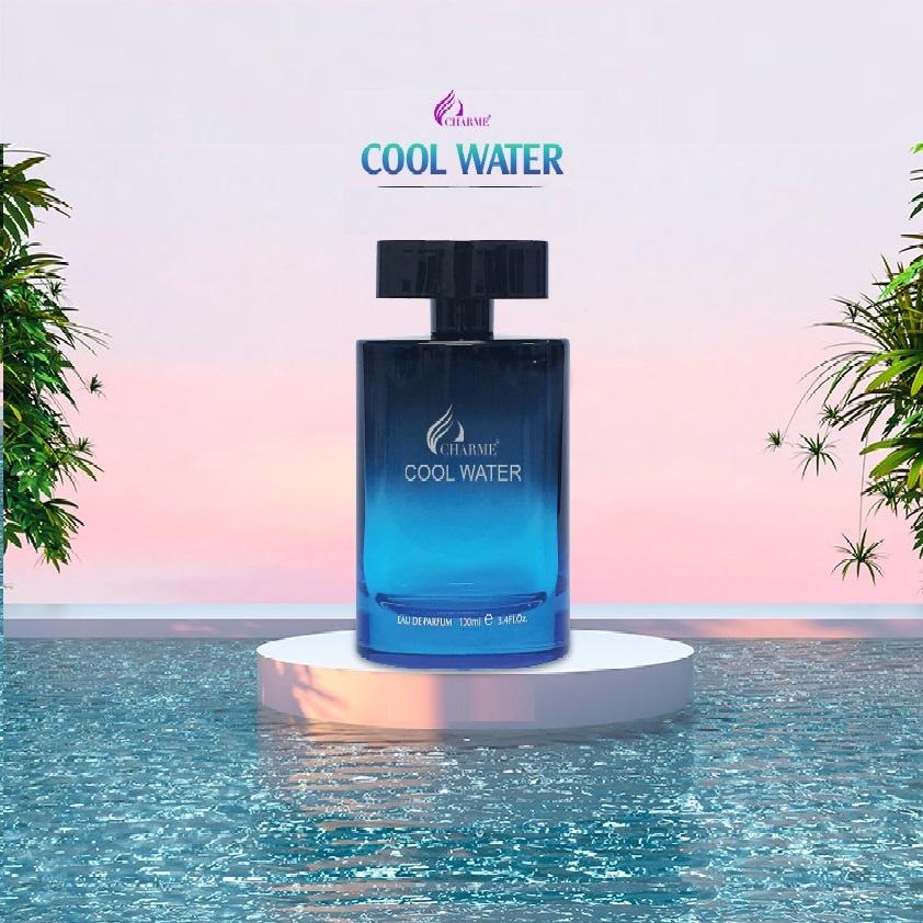 Nước Hoa Nam CHARME COOL WATER 100ml Lưu Hương Lâu Phóng Khoáng, Nam Tính_Nước Hoa Chính Hãng