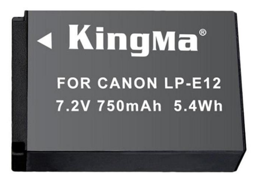 Pin sạc Ver 3 Kingma cho Canon LP-E12 (Sạc Type C siêu nhanh), Hàng chính hãng