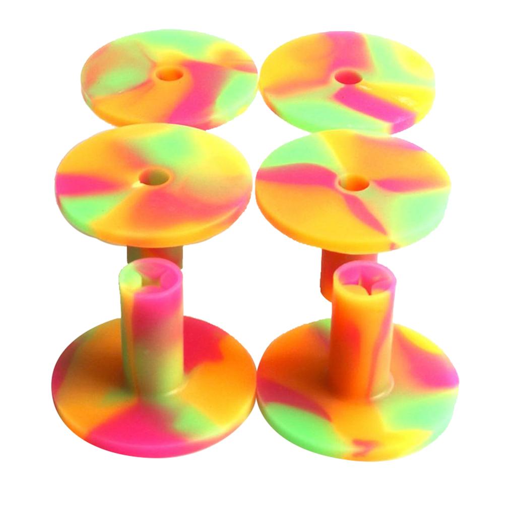 38mm Colorful Golf Tees Holder Tools For Indoor Outdoor Practice Players
