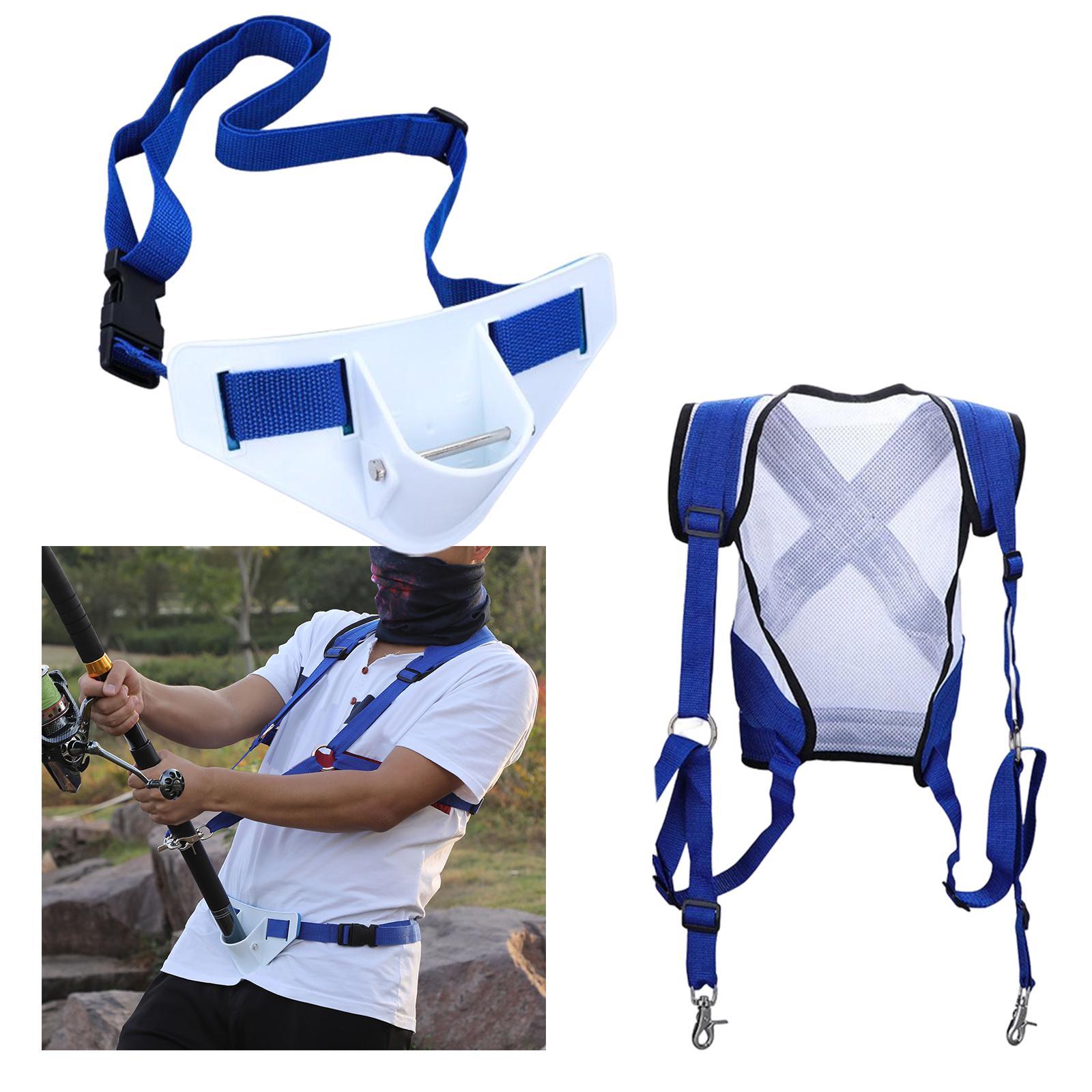 Fishing Rod Holder Belt Adjustable Accessories Waist Belt Fishing Vest Set
