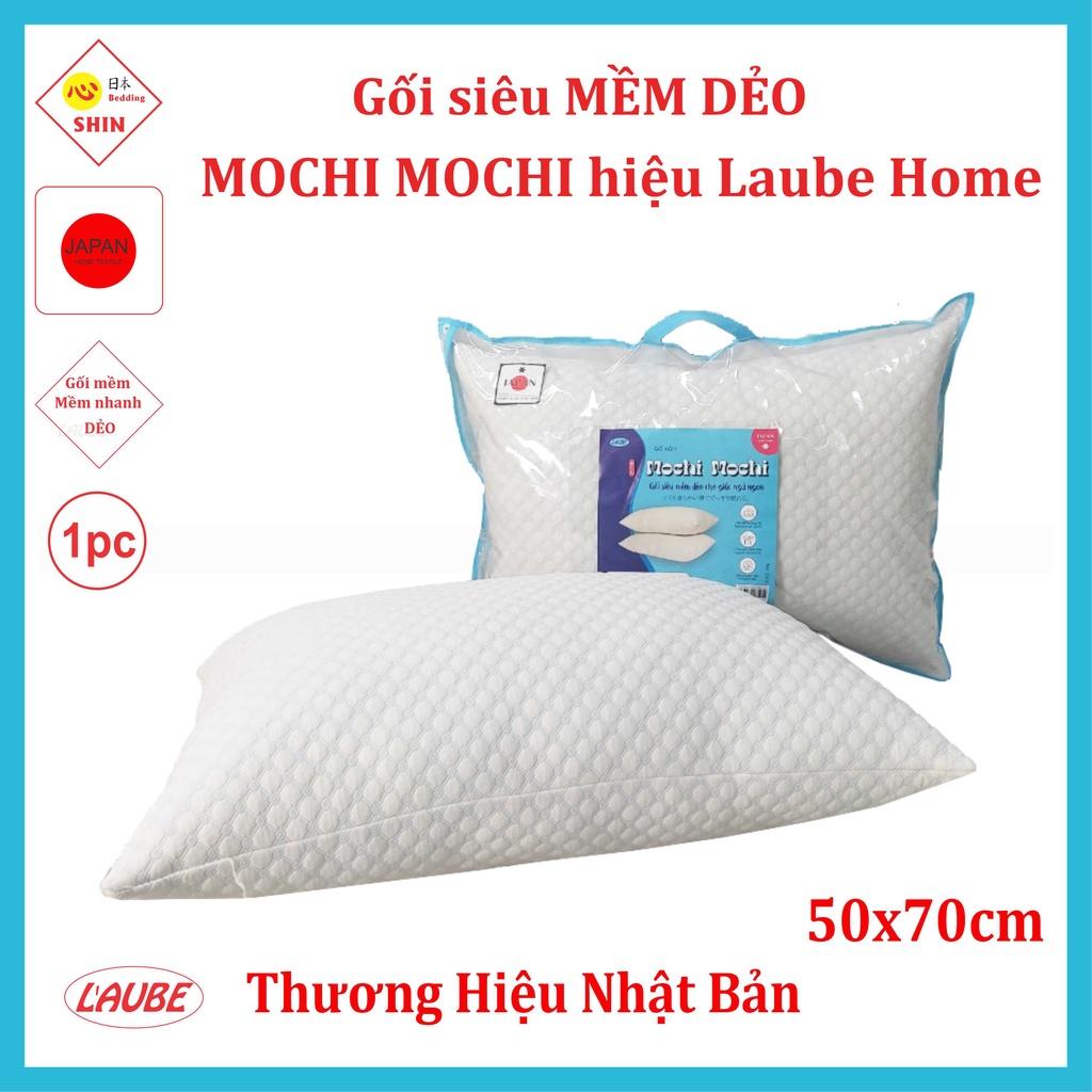 Gối ngủ MOCHI MOCHI 50x70cm hiệu Laube Home tính năng mềm dẻo thấp