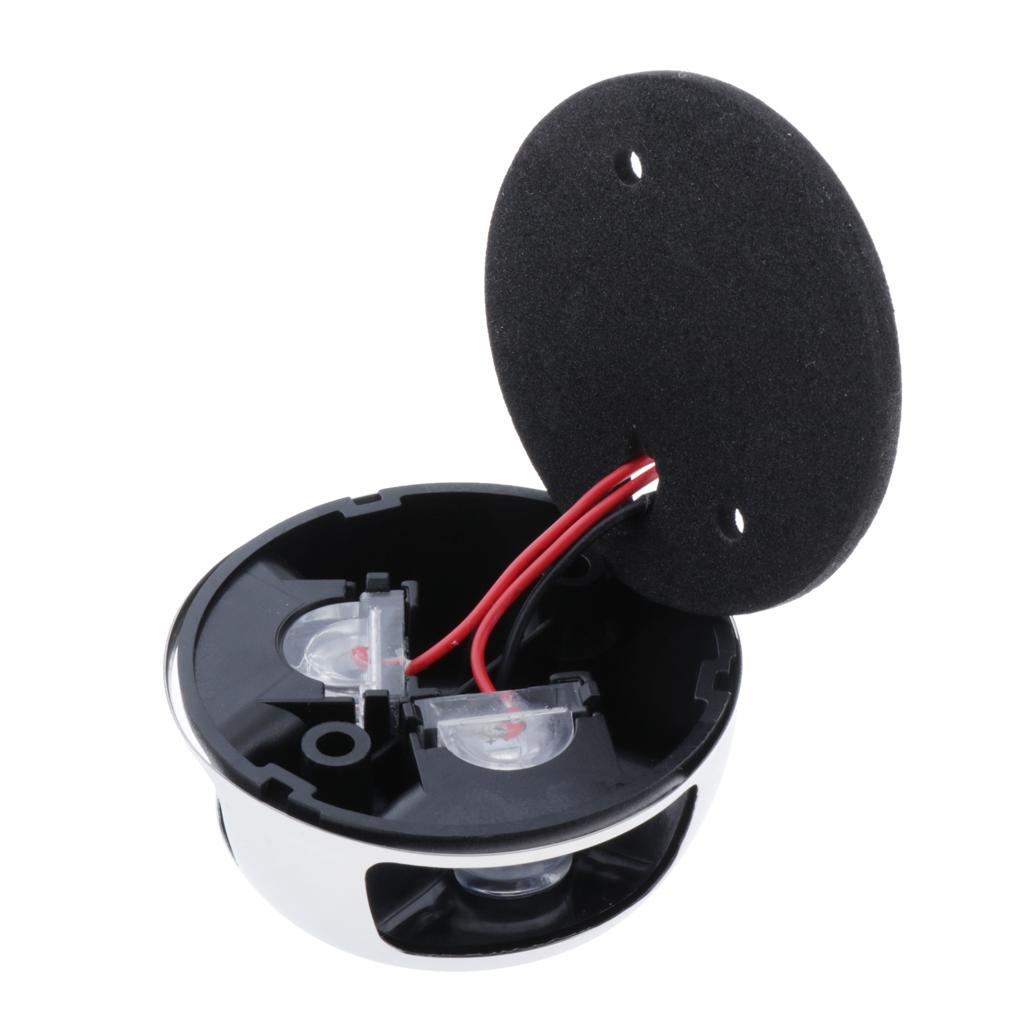 Marine Boat Yacht Bow Lights 12V Red And Green LED Deck Mount Navigation Lights