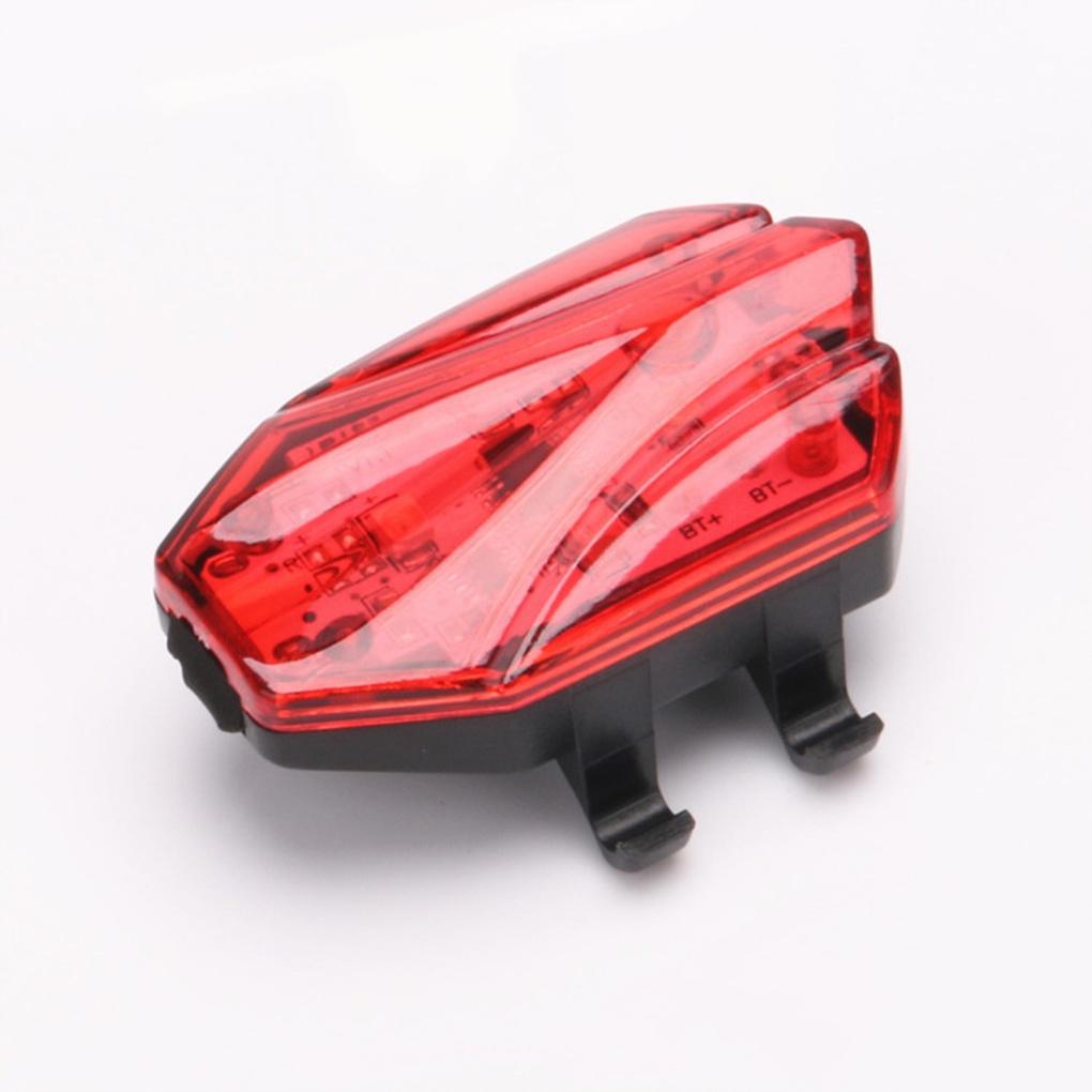 Bicycle LED Taillight Portable Rechargeable Plastic IPX4 Waterproof Bright Tail Light Multi-mode Warning Lamp