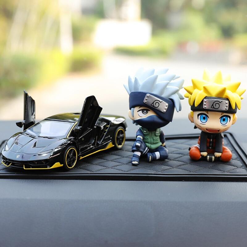 9cm Anime Naruto Figure Uzumaki Naruto Kakashi Uchiha Sasuke Itachi Cute Toys Q Figurals nendoroid Car decoration Model