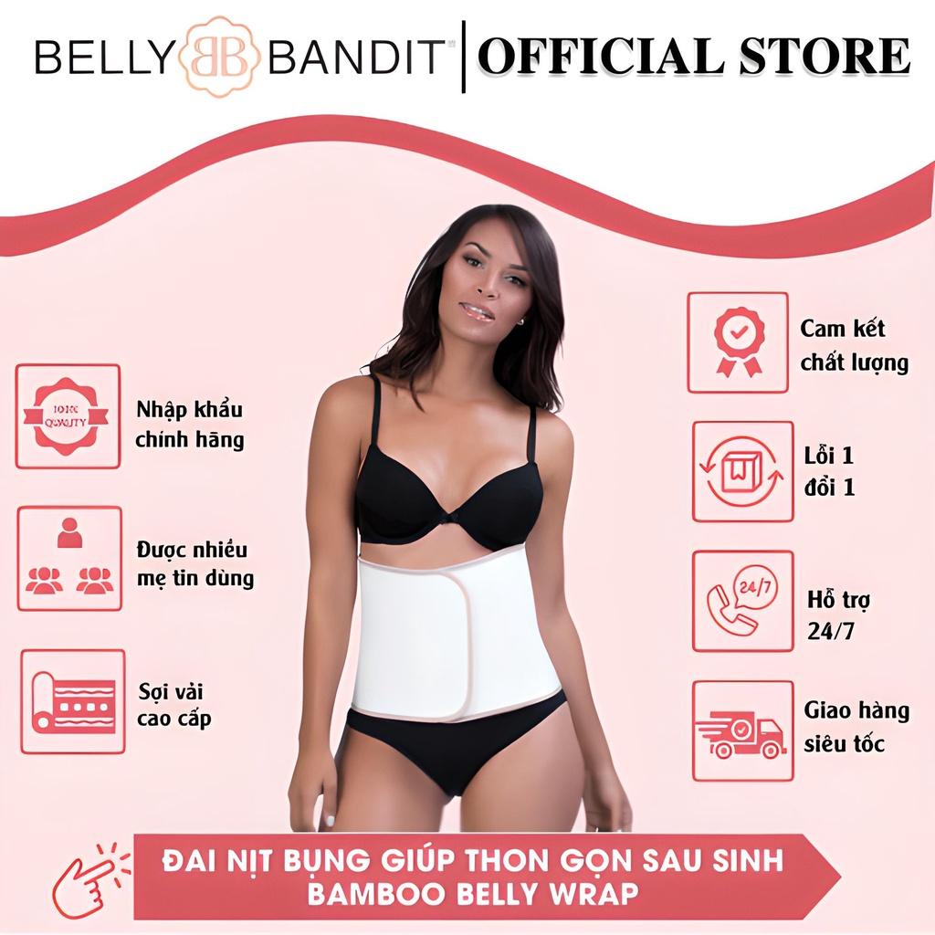 Đai nịt bụng, phục hồi sau sinh Viscose from Bamboo Belly Wrap. Chính hãng Belly Bandit, Mỹ. Chất liệu cao cấp, mềm mại