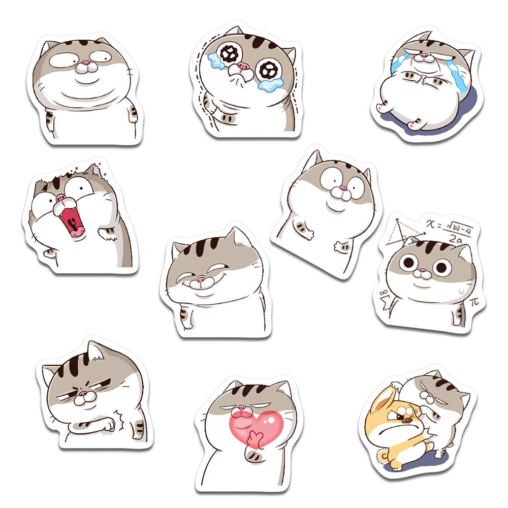 Mua Sticker Mèo Ami Bụng Bự Ngẫu Nhiên Chất Lượng Cao Chống Nước Trang Trí  Nón Bảo Hiểm Vali Đàn Xe Máy Xe Đạp - Làm Quen - 10 Hình 1 Gói