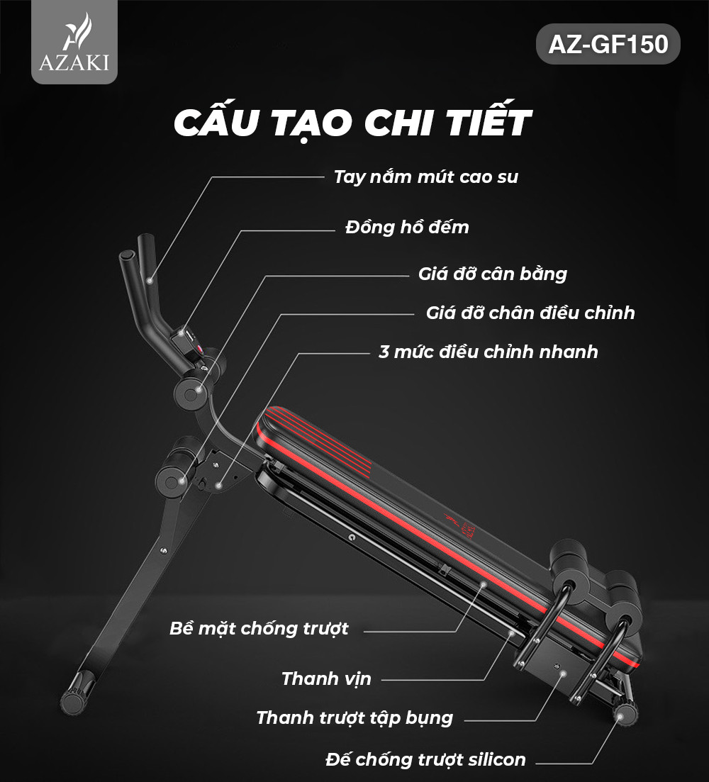 Máy Tập Gym Đa Năng Azaki GF150