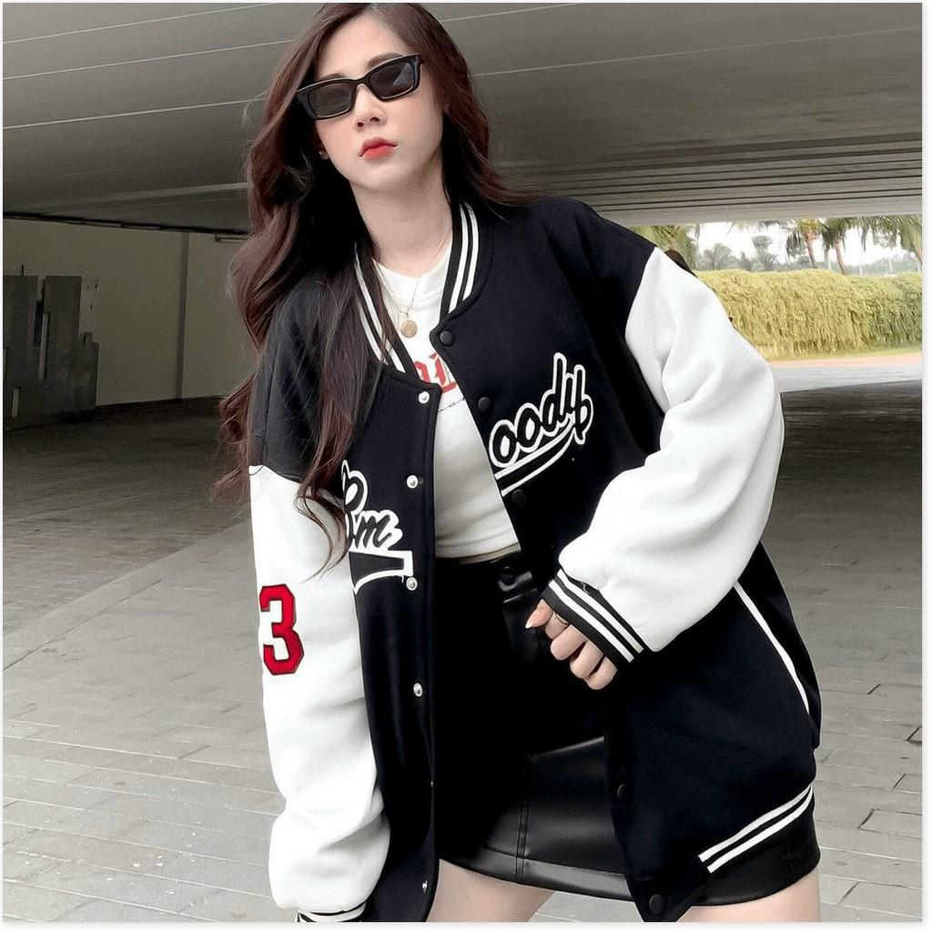 Áo khoác dù bomber nữ cool