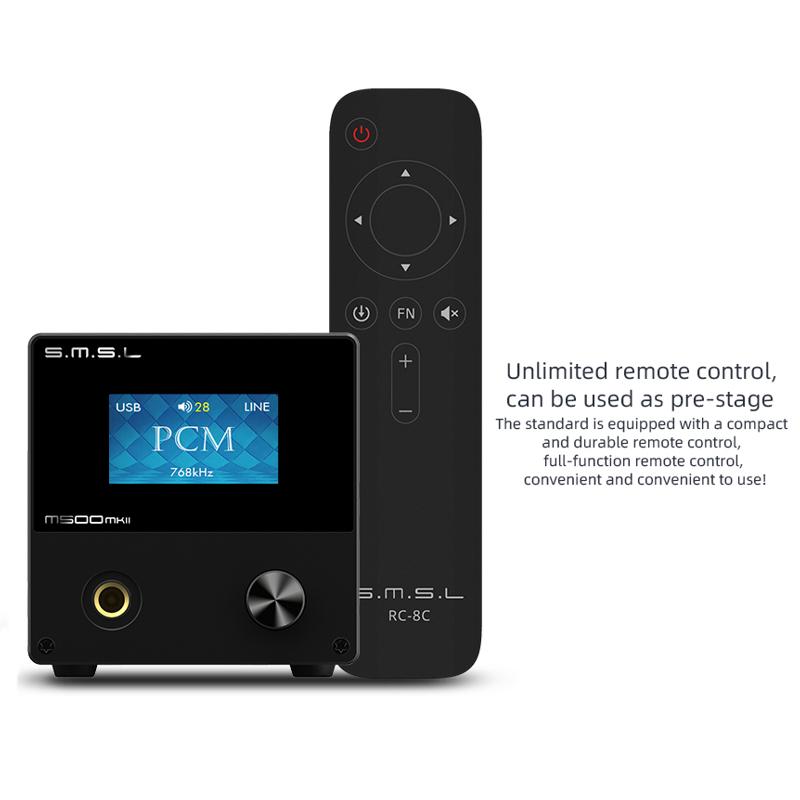 Bộ giải mã SMSL M500 MKII MQA ES9038Pro XU216 DSD512 DAC âm thanh Bluetooth 32Bit/768kHz