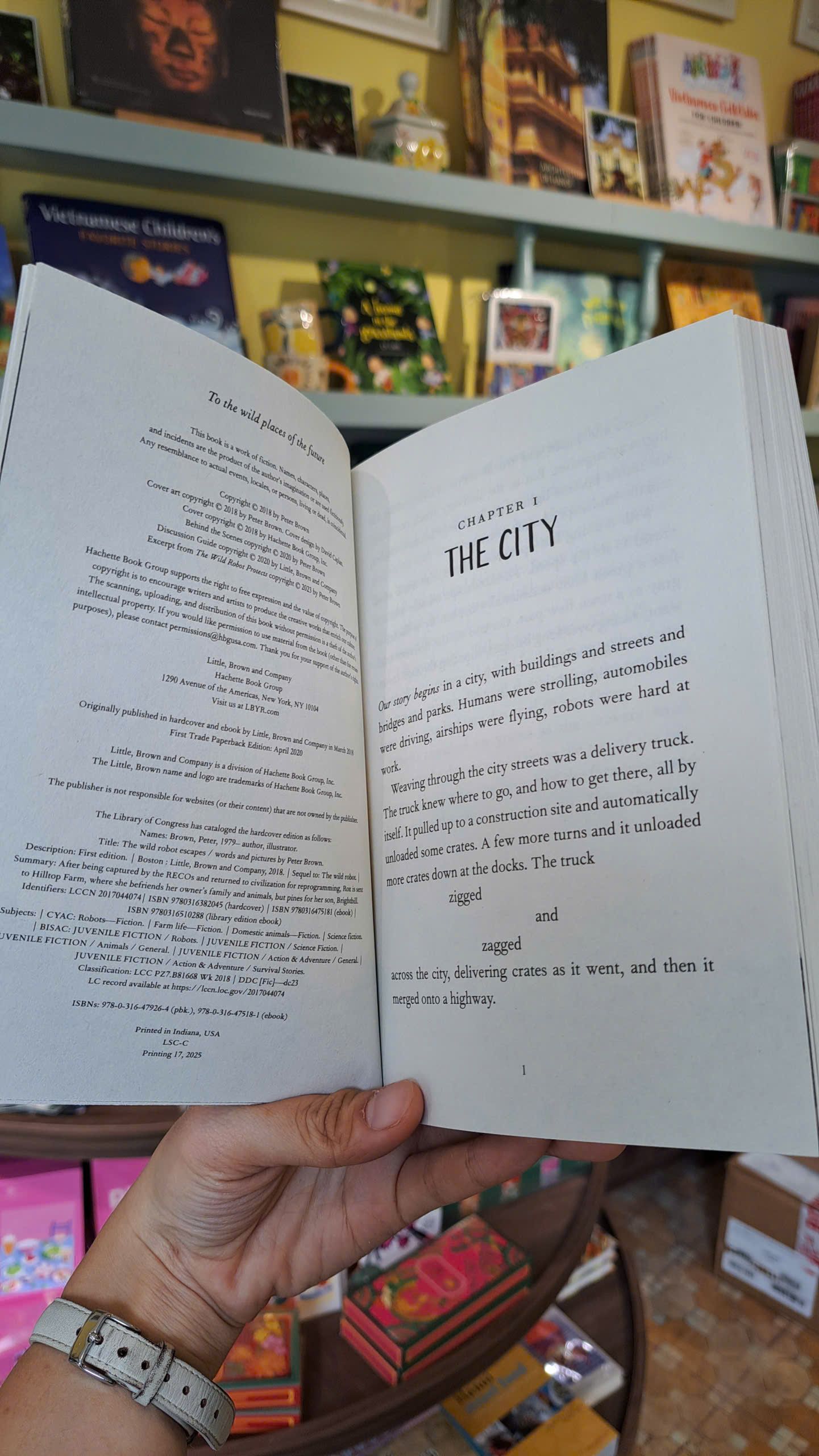 Sách - The Wild Robot Escapes by Peter Brown | Science Fiction / Văn học Thiếu nhi / Ngoại văn