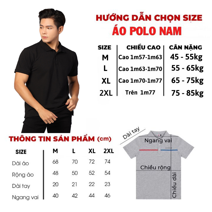 Áo thun nam cổ bẻ ( Tặng 1 đôi vớ nam ) vải cá sấu, Combo 2 áo – EZ212