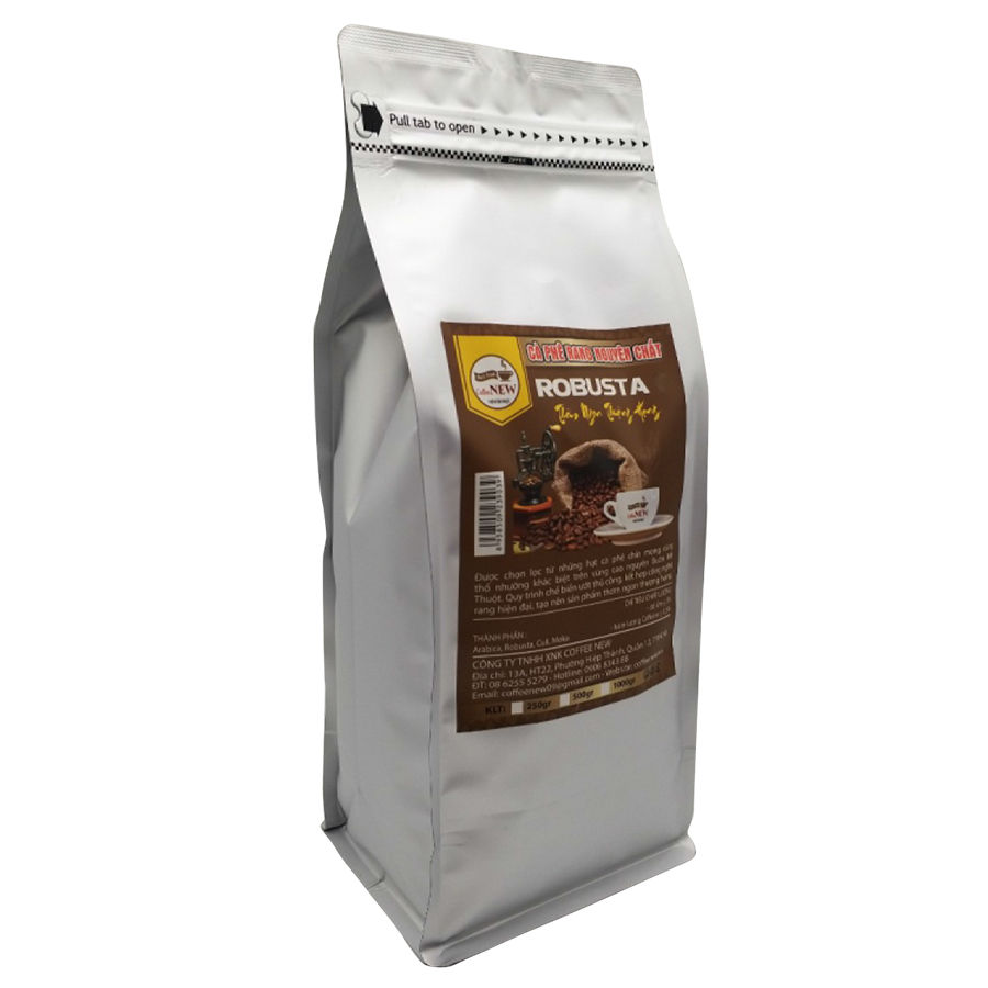 Cà Phê ROBUSTA - Rang Mộc Nguyên Chất - Dạng Xay Pha Phin - Coffee New