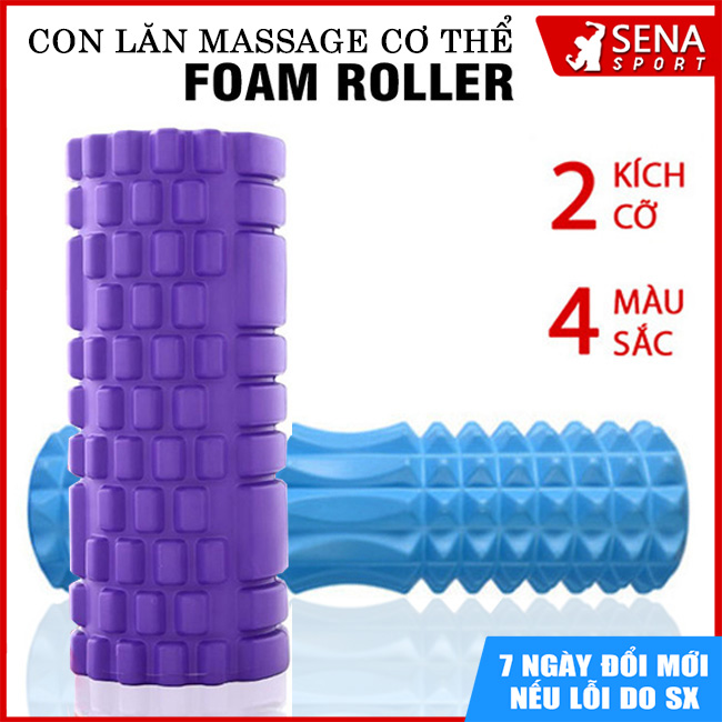 Con lăn massage giãn cơ foam roller body Massage, Gym, Fitness, Yoga